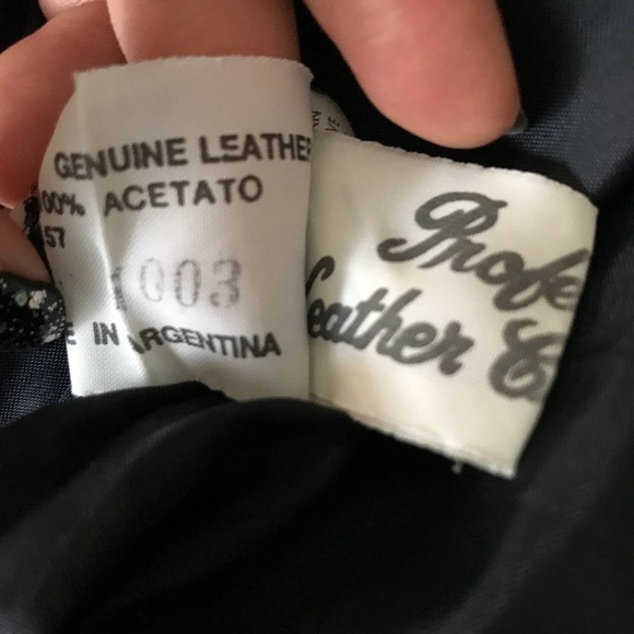 ❗SOLD❗80s Vintage Leather Jacket - Picture 7 of 8